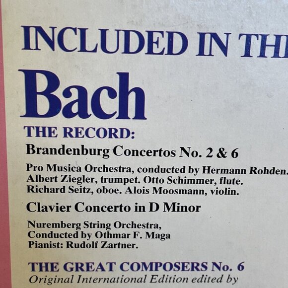 The Brandenburg Concertos No. 2 & No. 6, The Clavier Concerto In D Minor (Vinyl - Picture 4 of 11